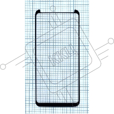Защитное стекло 3D для Samsung G950F (S8) черный