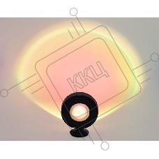 Атмосферная светодиодная настольная лампа Ambrella light DE8383 BK черный LED RGB 3W (ПДУ RGB)