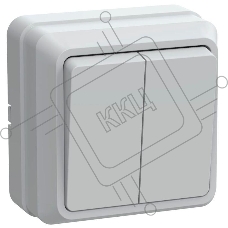 Выключатель Iek EVO20-K01-10-DC ВС20-2-0-ОБ 2кл 10А откр.уст. ОКТАВА (белый)
