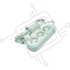 Makel MGP123 Удлинитель 3 гн 3 м   