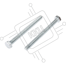 Болт шестигранный KRANZ DIN 933, 8х90,  пакет (2шт.)