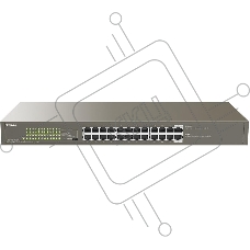 Коммутатор 24PORT 4POE TEG1124P-24-250W TENDA