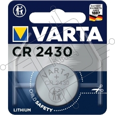 Батарейка Varta ELECTRONICS CR2430 BL1 Lithium 3V (6430) (1/10/100)