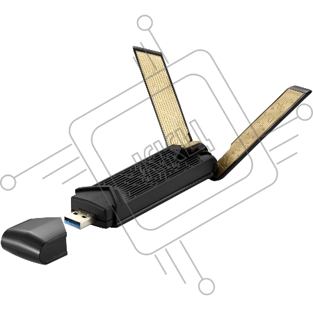 Адаптер беспроводной связи (Wi-Fi) ASUS USB-AX56 /EU /NO CRADLE (90IG06H0-MO0R10) (565284)