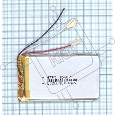 Аккумулятор Li-Pol (батарея) 4*40*75мм 3pin 3.7V/1500mAh