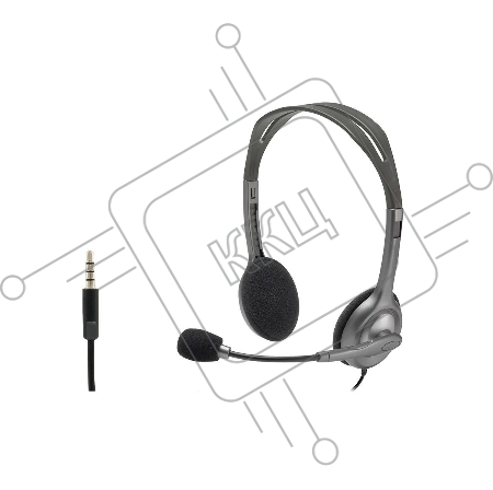 Гарнитура Logitech Headset H111 Stereo grey (981-000594/981-000593/981-000588)