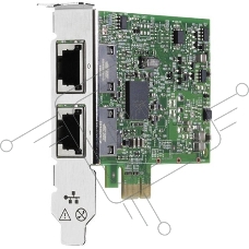 Сетевая карта NetXtreme BCM5720-2P (BCM95720A2003AC) SGL Dual-Port 1Gb RJ-45 Ethernet Server Adapter, LP + FH brackets incl, BOX