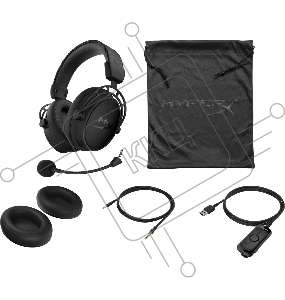 Наушники с микрофоном HyperX Cloud Alpha S Blackout черный 1м мониторные оголовье (4P5L2AA)