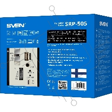 Радиоприёмник SVEN SRP-505 (4 Вт, FM/AM/SW, USB, SD/microSD, Bluetooth, 1200 мАч)  черный