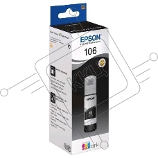 Картридж струйный Epson 106BK C13T00R140 черный (70мл) для Epson L7160/7180