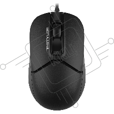 Мышь проводная A4Tech Fstyler FM12 черный, 1200 dpi, USB, кнопки - 3