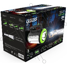 Фонарь прожекторный модель GFL603 8W 400lm lead acid 1500mAh диммируемый LED 1/10/20