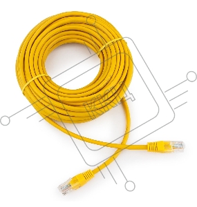Патч-корд медный UTP Cablexpert PP10-10M/Y кат.5, 10м, литой, многожильный (жёлтый)