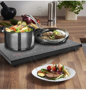 Электрическая плитка Kitfort KT-105 черный (настольная)