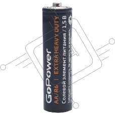 Батарейка GoPower R6 AA Shrink 4 Heavy Duty 1.5V (4/60/1200)