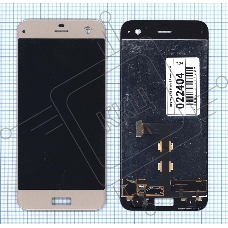 Дисплей для ZTE Blade S7 золотой