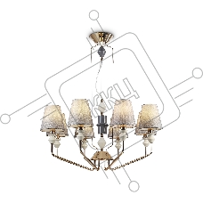 Люстра Ambrella light LH75403/8 GD/GR золото/серый E14*8 max 40W D815*1260