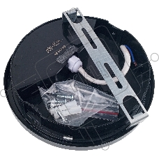 Светильник AY-KA LED IP65 15Вт 6400К круг черный (9911102)