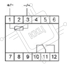 Реле промежуточное PK-1P/Un (монтаж на DIN-рейке 35мм 24В AC/DC 16А 1P IP20) F&F EA06.001.003