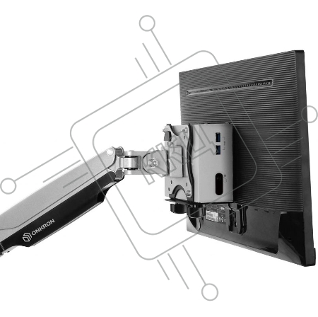 Универсальный кронштейн ONKRON A3N для mini PC/Mac mini, чёрный