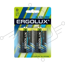 Элемент питания алкалиновый Ergolux LR20 BL-2 LR20 BL-2 1.5В Alkaline (блист.2шт)