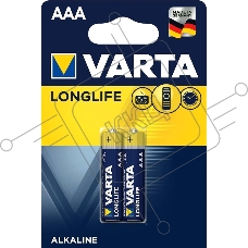 Батарейки VARTA Long Life AAA блистер 2 04103101412 
