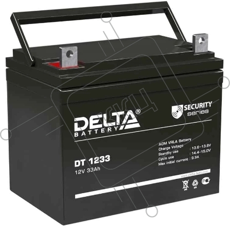 Батарея Delta DT 1233 (33 А\ч, 12В) свинцово- кислотный аккумулятор  