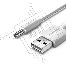 Кабель Vention USB AM/DC-jack 3.5мм M - 1м Белый