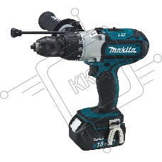Дрель Makita DHP451RFE Дрель ак(уд), 18В,2х3Ач Li-ion,БЗП-13мм,0-300\0-600\0-1700об\м,80\40Нм,2.2кг,чем,подсветка