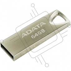 Флеш диск 64GB ADATA UV210, USB 2.0, Металлич. Серебро