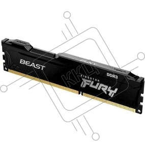 Память оперативная Kingston 4GB 1600MHz DDR3 CL10 DIMM FURY Beast Black