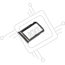 Лоток для SIM-карты Xiaomi Mi Mix 3 серый