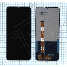 Дисплей для Realme C25 черный