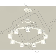 Светильник Ambrella light XR92031901/9 SWH/FR белый песок/белый матовый GX53 (A9203, C9241, N8433)