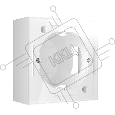 Коробка для накладного монтажа Werkel W8000001 (белый)