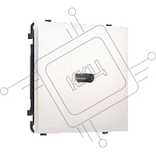 Комплект механизма розетки HDMI 2.1 SIGMA Жемчуг 30V/900MS 4K-120HZ 8K-60Hz QUANT PRO (SP2140, PR223)