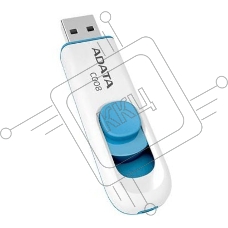 Флеш диск AData 16Gb C008 AC008-16G-RWE USB2.0 белый