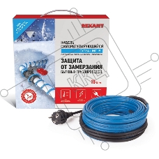 Греющий саморегулирующийся кабель на трубу 15MSR-PB 6M (6м/90Вт) REXANT