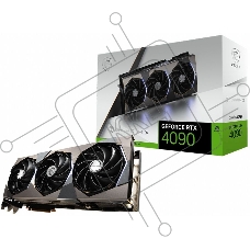 Видеокарта MSI RTX4090 SUPRIM X 24G NVIDIA GeForce RTX 4090 PCI-E 4.0 24576Mb 384 GDDR6X 2625/21000 HDMIx1 DPx3 HDCP Ret