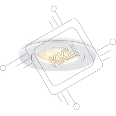 Светильник встраиваемый Ambrella light TN102450 WH белый GU5.3 D85*28