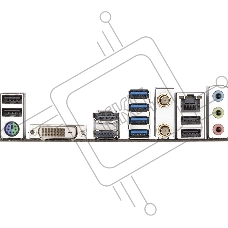 Материнская плата Gigabyte B550M DS3H AC, AM4, AMD B550, 4xDDR4, 4xSATA, 2xM.2, 1xPCIe 4.0 x16, 1xPCIe 3.0 x4, 1xPCIe x1, 1xHDMI, 1xDVI-D, 1x 1Gb LAN, 4xUSB-A 3.2 Gen 1, 4xUSB-A 2.0, 3x3.5 мм, 7.1, mATX