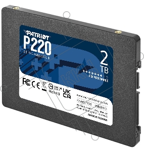 Накопитель SSD Patriot P220 2TB, SATA 2.5