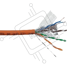 Кабель информационный Lanmaster LAN-5EFTP-HFLT-OR cat.5e FTP 4 пары 24AWG LSZH внутренний 305м оранжевый