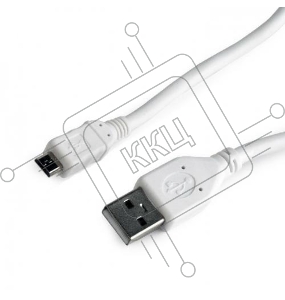 Кабель USB 2.0 Pro Cablexpert CCP-mUSB2-AMBM-W-1M, AM/microBM 5P, 1м, экран, белый, пакет