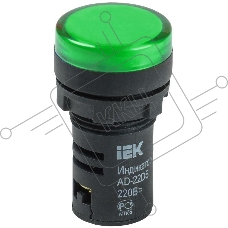 Арматура светосигнальная AD-22DS 12В AC/DC зел. ИЭК BLS10-ADDS-012-K06