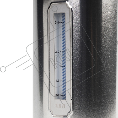 Термопот GALAXY LINE GL 0613, серый, 900 Вт, объем 3,6 л, функция повторного кипячения, автоотключение при отсутствии воды, металлический корпус, колба из нержавеющей стали, шкала уровня воды, ручка для переноски