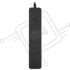 Удлинитель с USB зарядкой Harper UCH-430 черный PD3.0