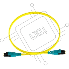 Патч-корд Panduit F92ELQ1Q1SNM003 2x9/125 OS1/OS2 LC push-pull-LC push-pull 3м LSZH желтый