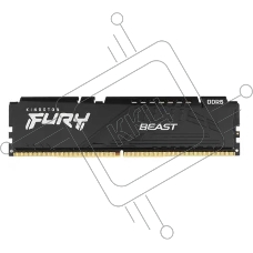 Оперативная память Kingston Fury Beast, DDR5, 32GB (1x32 GB), 5600 MHz, CL36, радиатор, чёрный