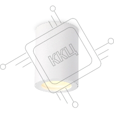 Светильник накладной TN22797 WH белый IP44 GU10 max 12W D65*90